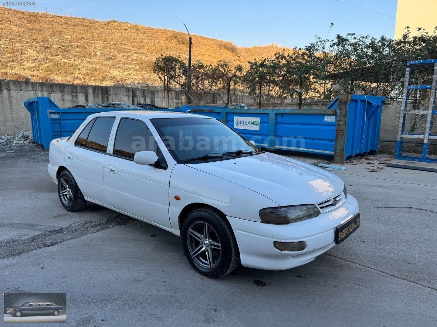 Galeriden Kia Sephia 1.6 GTX 1998 Model Kahramanmaraş 410.000 km Beyaz 2