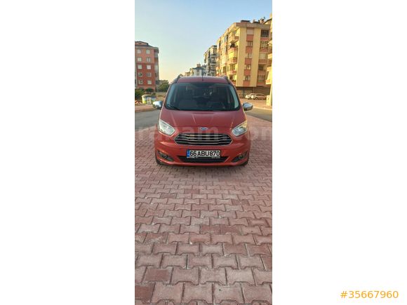 Sahibinden Ford Tourneo Courier 1.6 TDCi Journey Titanium Plus 2017 Model  180.000 km Kırmızı