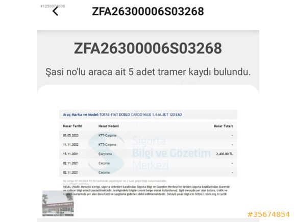2020 FİAT DOBLO YÜKSEK TAVAN XL 1.6 MOTOR 6 VİTES