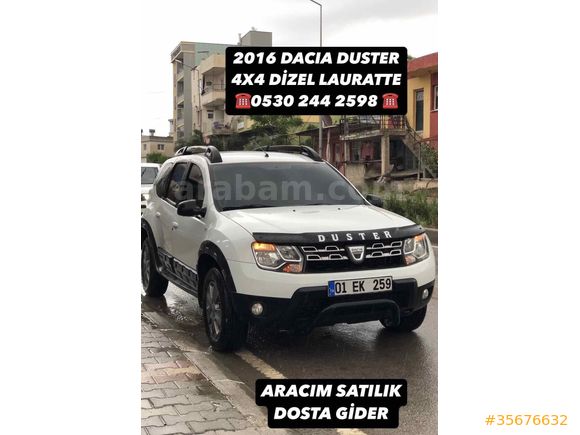 Sahibinden Dacia Duster 1.5 dCi Laureate 2016 Model 