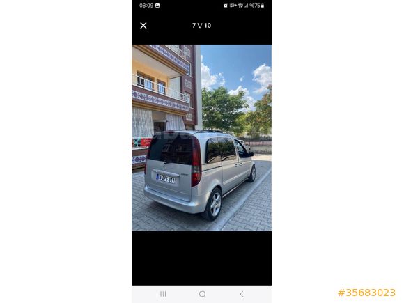 Sahibinden Mercedes - Benz Vaneo 170 CDI Imagination 2005 Model  352.000 km Gri (Gümüş)