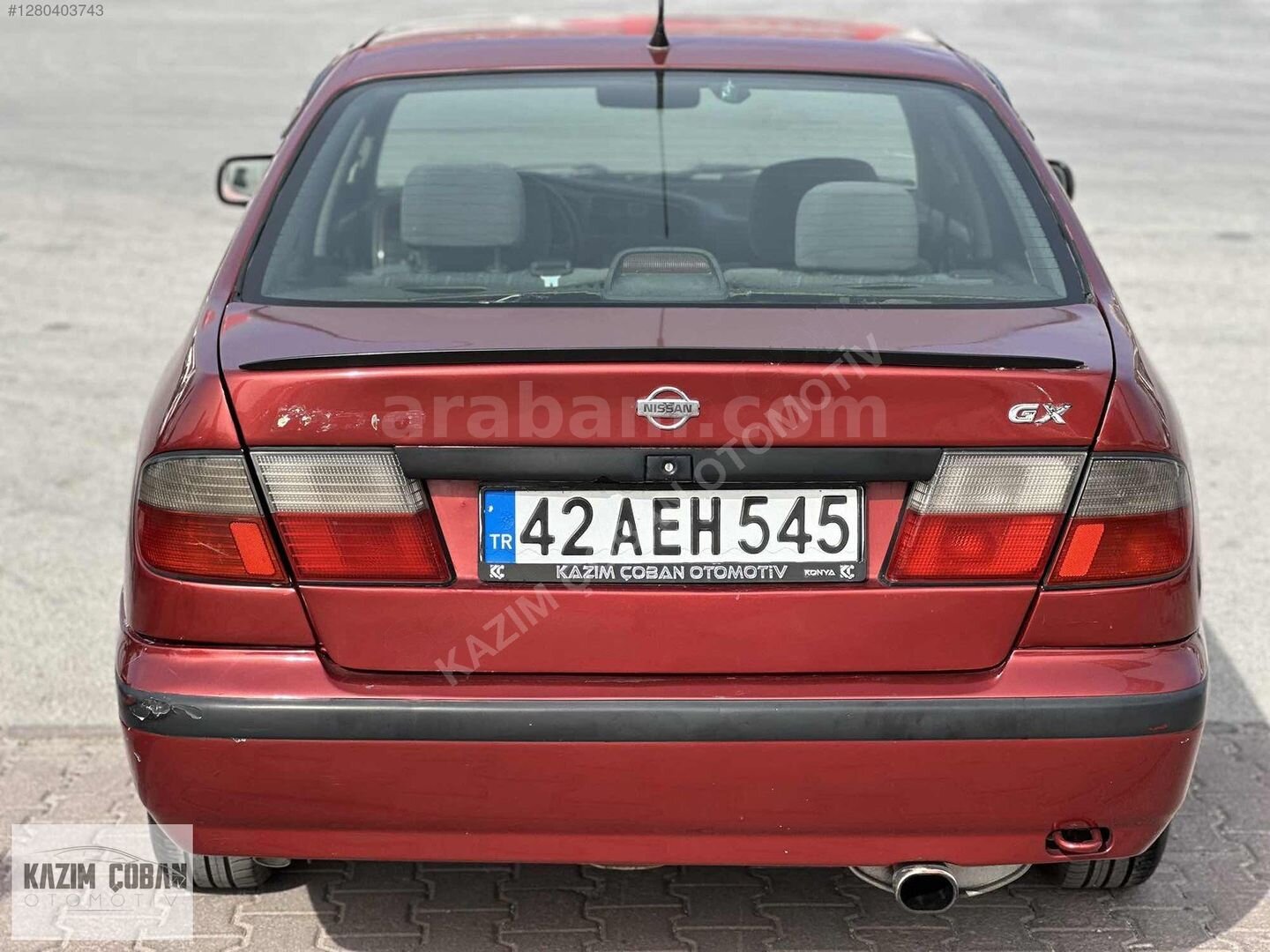 Galeriden Nissan Primera 1.6 GX 1998 Model Konya 390.000 km Kırmızı 6