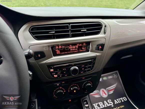AKBAŞ'TAN 2017 CİTROEN C-ELYSEE 1.6 HDİ FEEL YENİ KASA+LED FAR