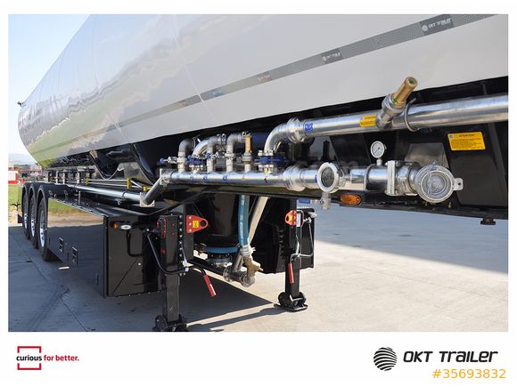2026 OKT TRAILER/ENDÜSTRİYEL TAŞIMA İÇİN/ 60 m³ DAMPERLİ SİLOBAS