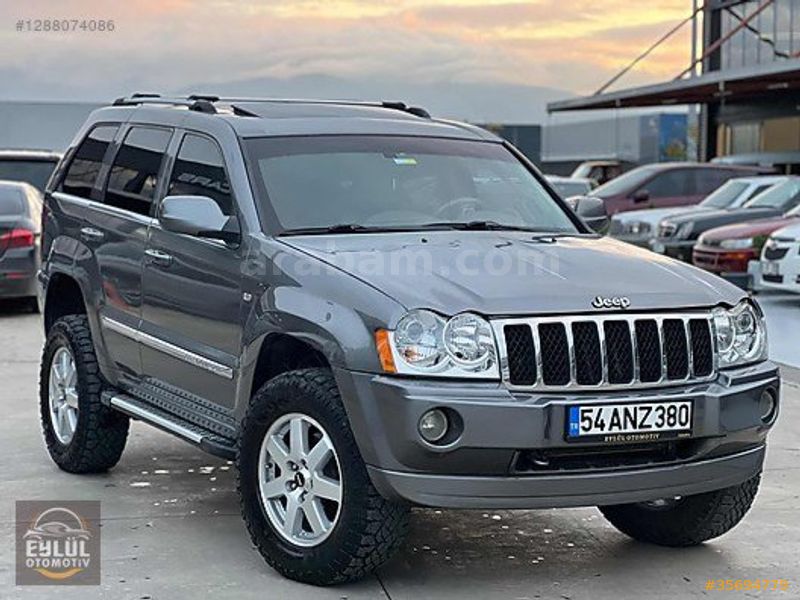 JEEP GRAND CHEROKEE 3.0 CRD OVERLAND 2007 MODEL SAKARYA 295.000 KM GRİ