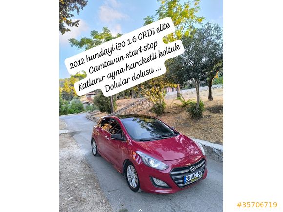 2012 Hyundai i30 1.6 CRDi Elite Sahibinden Acil Satılık