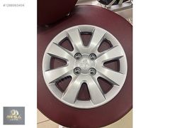 15 İNC PEUGEOT 206 207 307 308 JANT KAPAGI TAKIMI ORJİNAL ARMALI