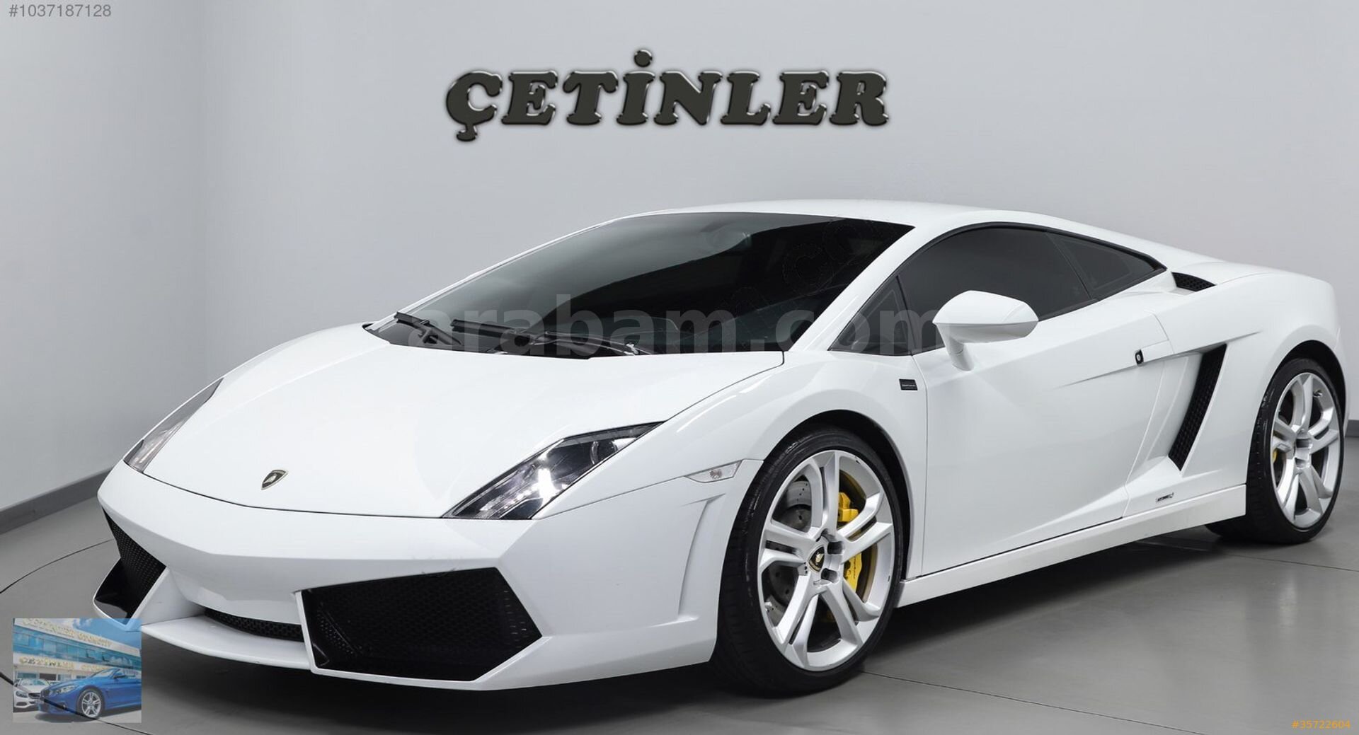 Galeriden Lamborghini Gallardo LP 560-4 2012 Model İstanbul 29.000 km Beyaz 5