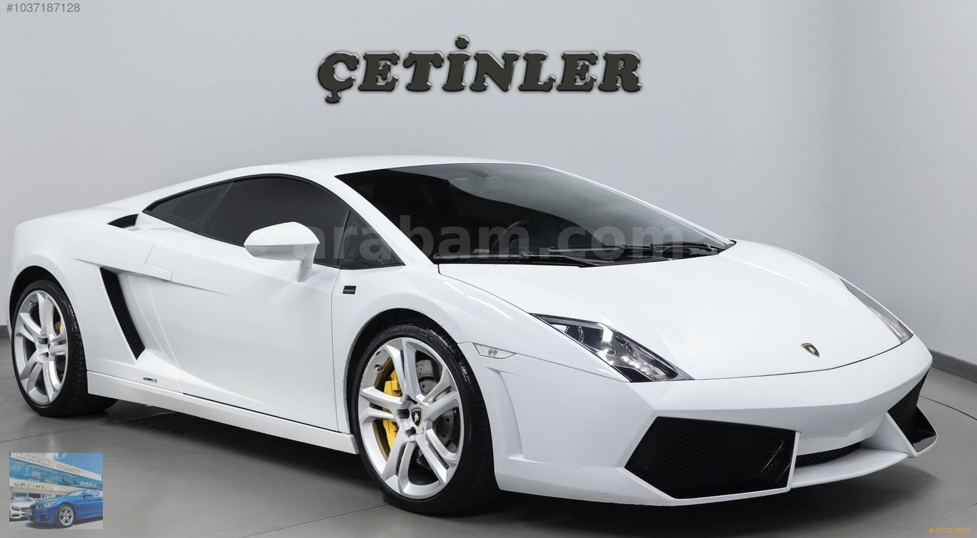 Galeriden Lamborghini Gallardo LP 560-4 2012 Model İstanbul 29.000 km Beyaz 1