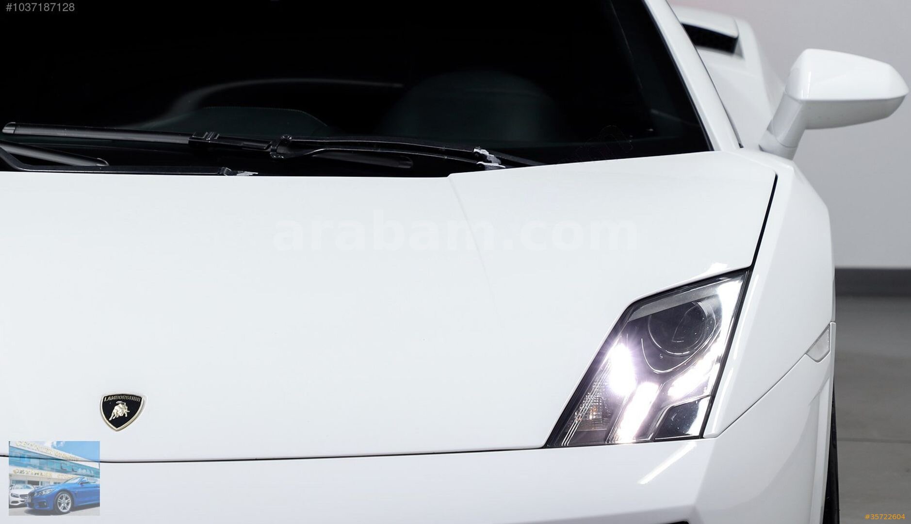 Galeriden Lamborghini Gallardo LP 560-4 2012 Model İstanbul 29.000 km Beyaz 6