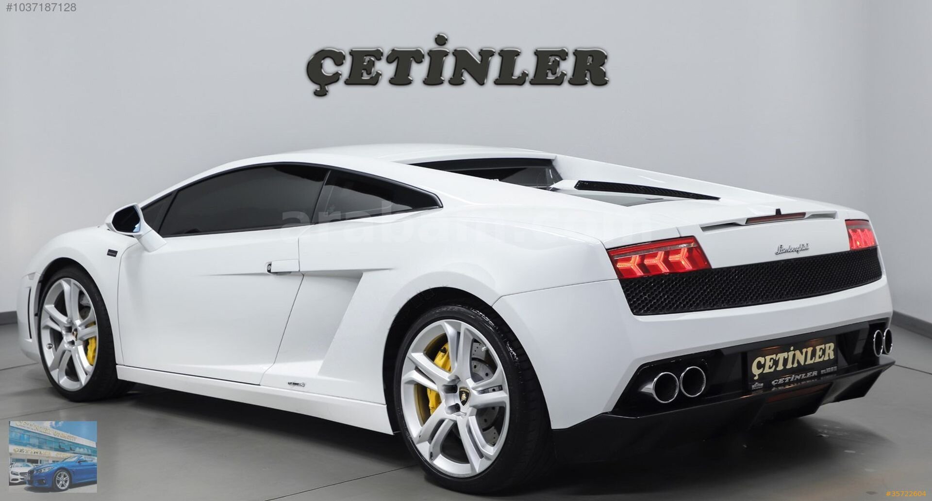 Galeriden Lamborghini Gallardo LP 560-4 2012 Model İstanbul 29.000 km Beyaz 3