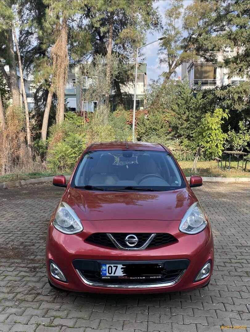 Sahibinden Nissan Micra 1.2 Match 2017 Model Antalya 77.000 km Kırmızı 1