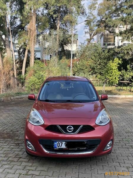 Sahibinden Nissan Micra 1.2 Match 2017 Model Antalya 77.000 km Kırmızı