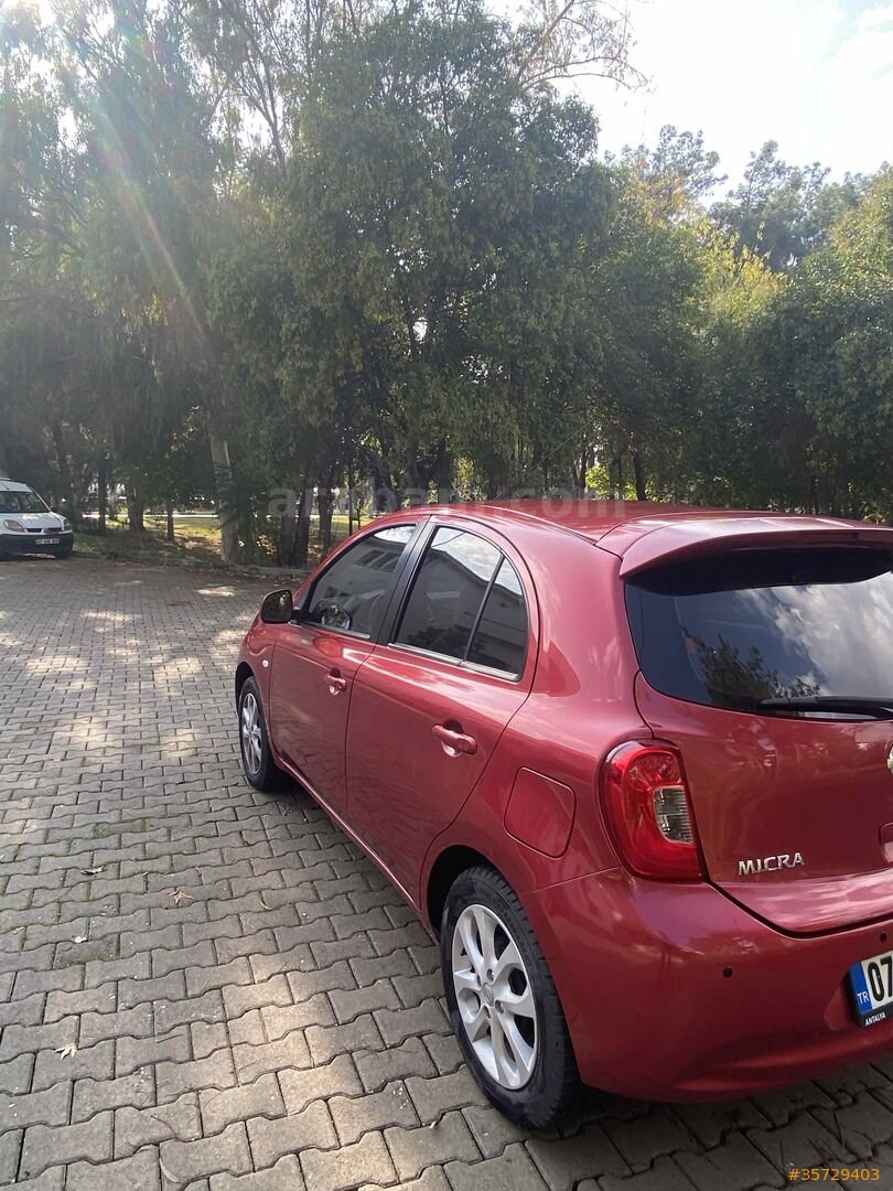 Sahibinden Nissan Micra 1.2 Match 2017 Model Antalya 77.000 km Kırmızı 4