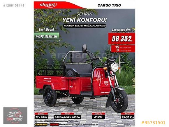 SÜER MOTORS SKYJET CARGO TRİO HEMEN TESLİM KAMPANYALI