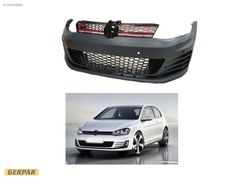 GOLF 7 2013-2017 IÇIN UYUMLU GTI ÖN TAMPON VE PANJUR SETI