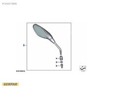 BMW ORİJİNAL AYNA SAĞ OEM:51168567448
