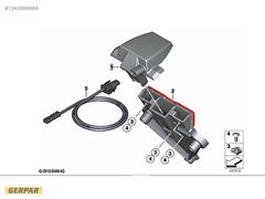BMW PLAKA AYDINLATMASI ORİJİNAL OEM:63218525576