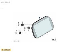 BMW GÖSTERGE PANELİ S1000RR ORJ OEM:62115B3EE98