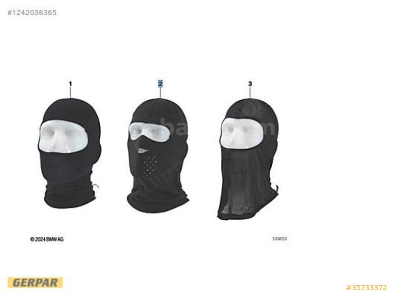 BMW KAR MASKESİ TOUR WİNDBREAKER ANTRASİT OEM:76235A80F93