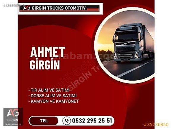 ?GİRGİN Trucks ?DAN 2020 MODEL ACTROS 1851 ÇEKİCİ