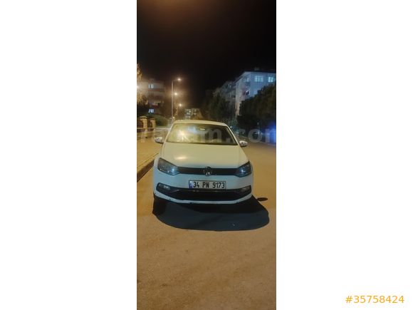 Sahibinden Volkswagen Polo 1.4 TDi Comfortline 2016 Model  250.000 km Beyaz
