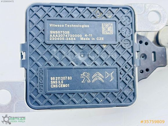 PEUGEOT BOXER , CITROEN JUMPER , OKSİJEN SENSÖRÜ , NOX SENSÖRÜ