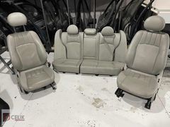 MERCEDES W203 C CLASS MAKYAJLI GRİ KOLTUK TAKIMI ÇOK TEMİZ