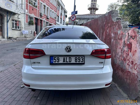 Sahibinden Volkswagen Jetta 1.6 TDi Trendline 2015 Model 