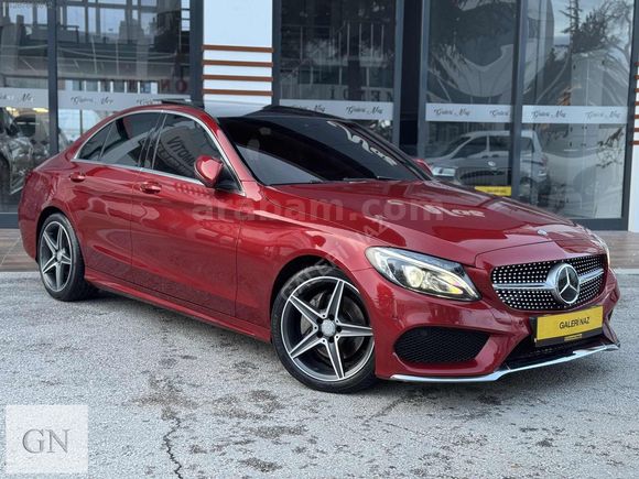 GALERİ NAZ-2015 C200d AMG TOUCHPAD-ANALOG-CAM TVN-SÜMBÜL KIRMIZI