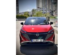 İlk Sahibinden Nissan Qashqai 1.3 DIG-T Platinum 2025 Model 22.000 km Kırmızı-Hatasız-Boyasız-Değişensiz-Tramersiz