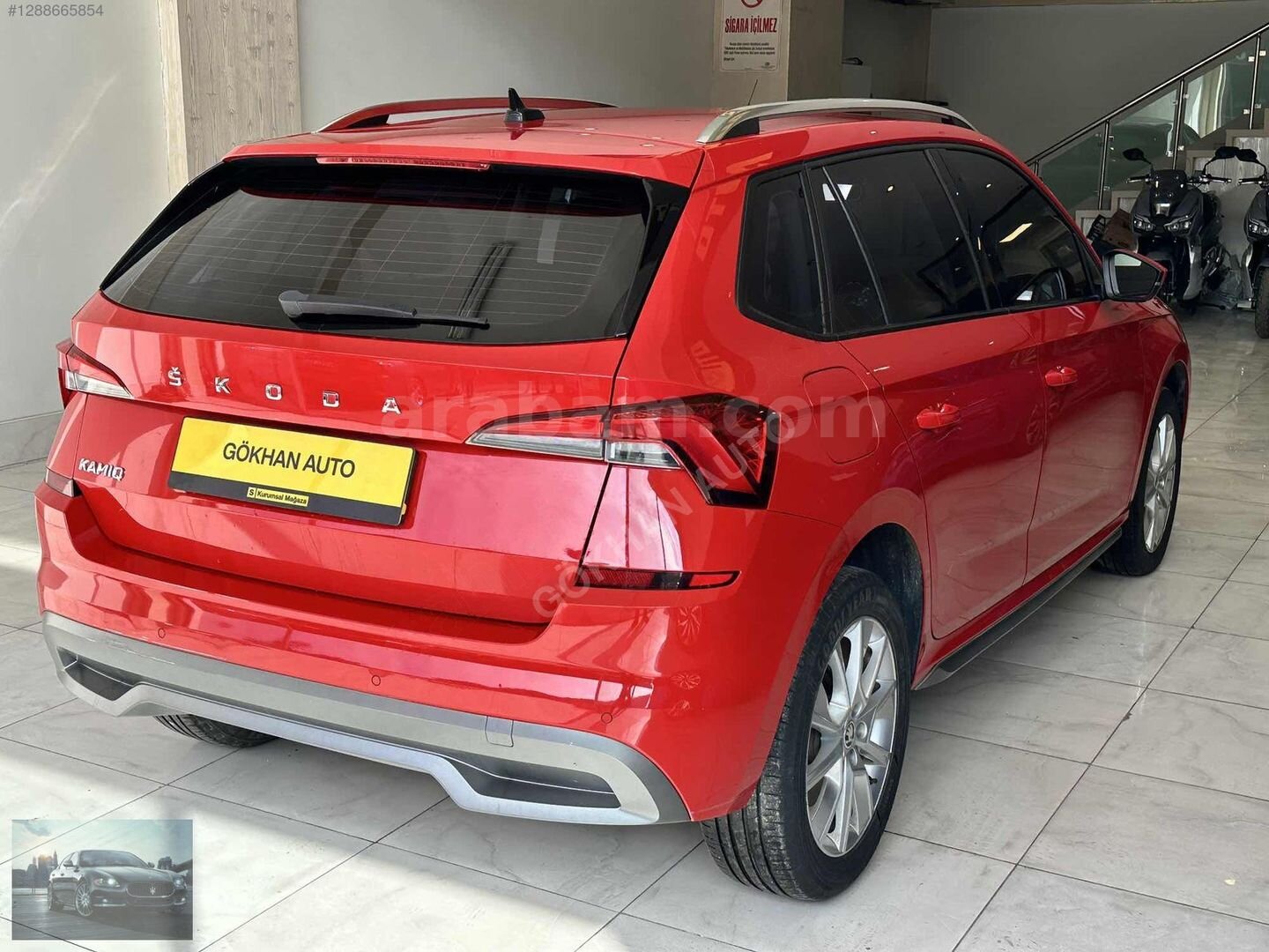 Galeriden Skoda Kamiq 1.6 TDI Premium 2020 Model Gaziantep 65.000 km Kırmızı 3
