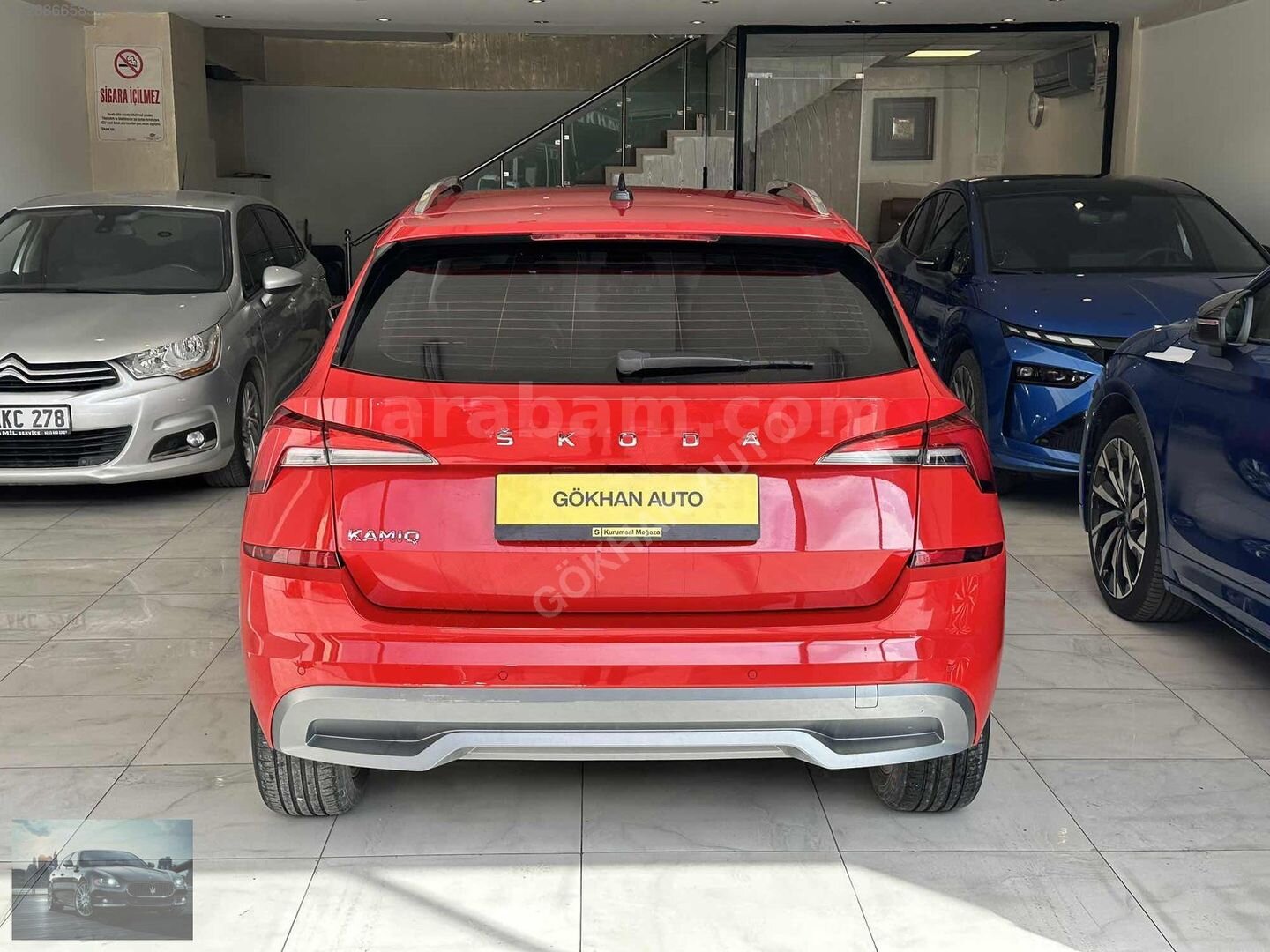 Galeriden Skoda Kamiq 1.6 TDI Premium 2020 Model Gaziantep 65.000 km Kırmızı 5