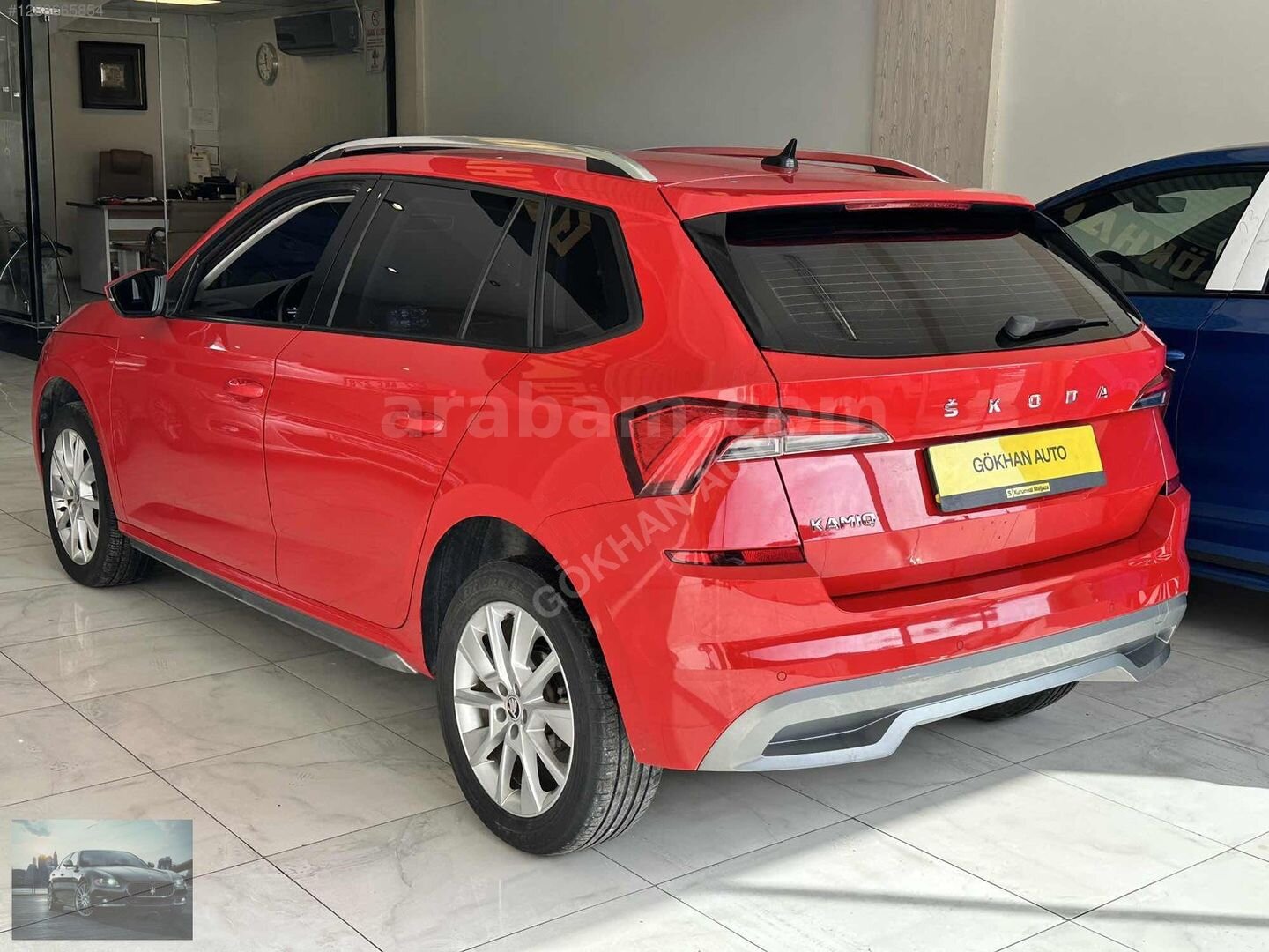 Galeriden Skoda Kamiq 1.6 TDI Premium 2020 Model Gaziantep 65.000 km Kırmızı 4