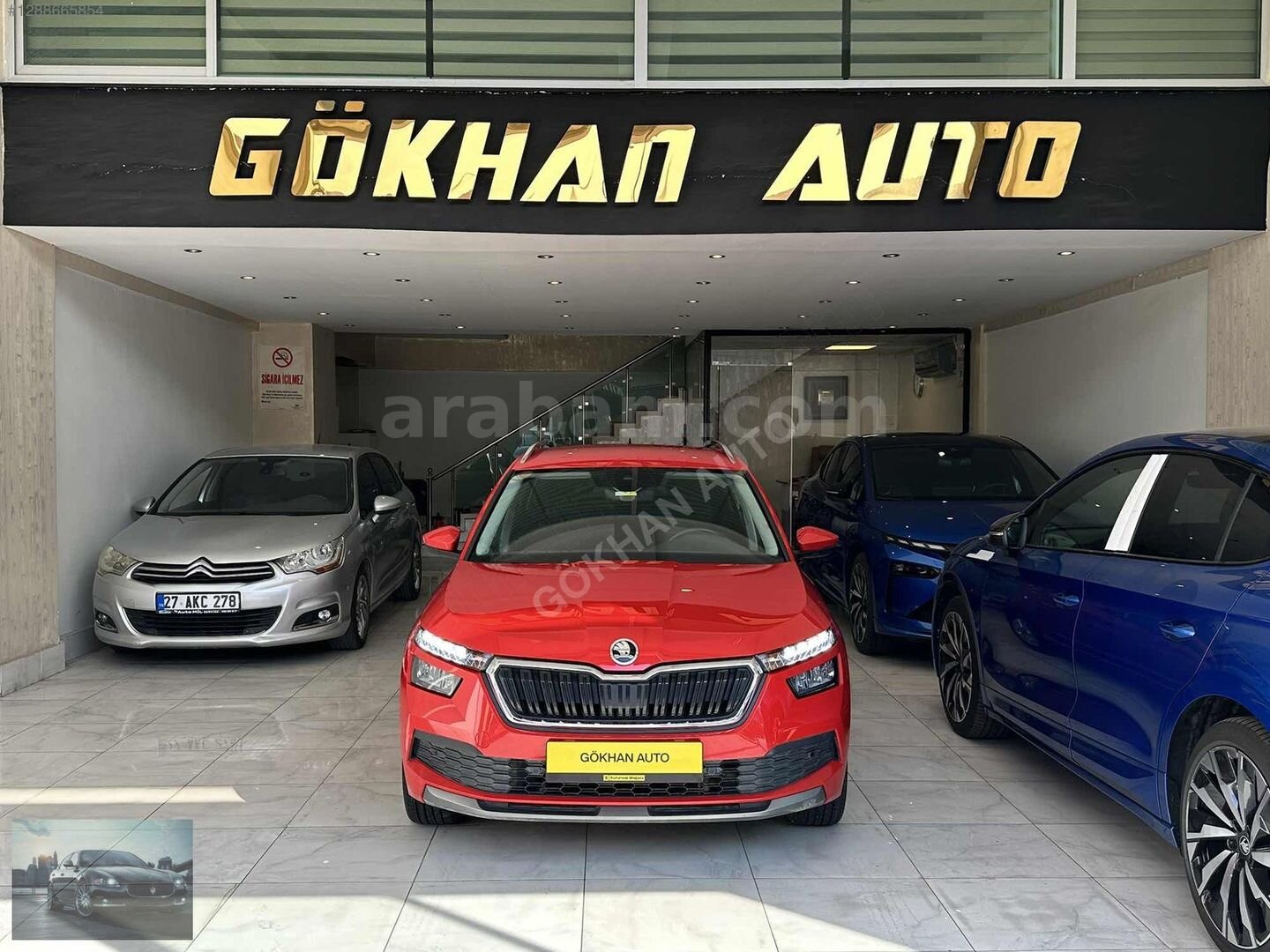 Galeriden Skoda Kamiq 1.6 TDI Premium 2020 Model Gaziantep 65.000 km Kırmızı 1