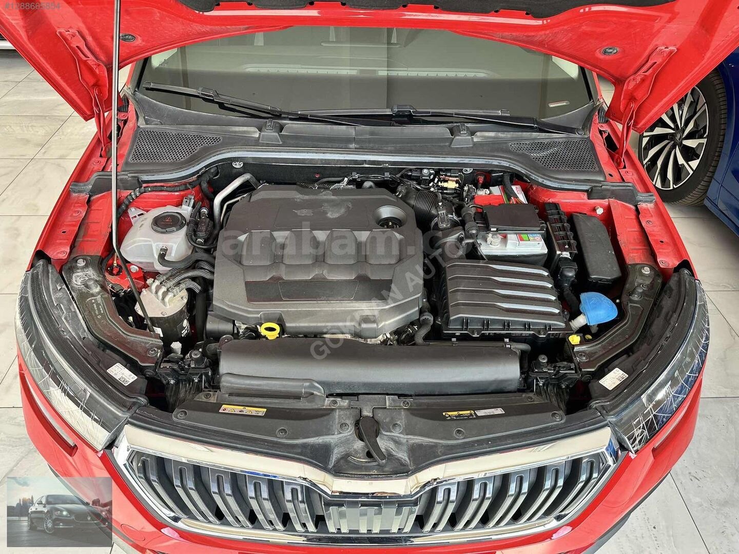 Galeriden Skoda Kamiq 1.6 TDI Premium 2020 Model Gaziantep 65.000 km Kırmızı 6