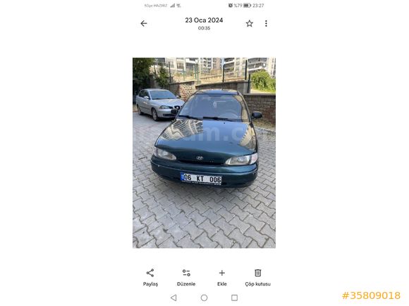 Sahibinden Hyundai Accent 1.3 LS 1997 Model