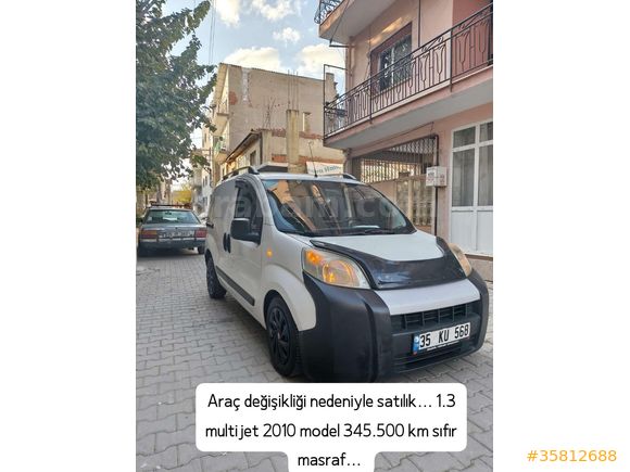 Sahibinden Fiat Fiorino Cargo 1.3 Multijet 2010 Model  347.758 km Beyaz