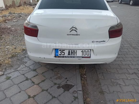 (ACİL) Sahibinden Citroen C-Elysee 1.6 HDi Exclusive 2013 Model