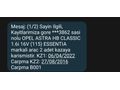Astra 1.6 Essentia 2012 ağır bakımlı (açıklama)