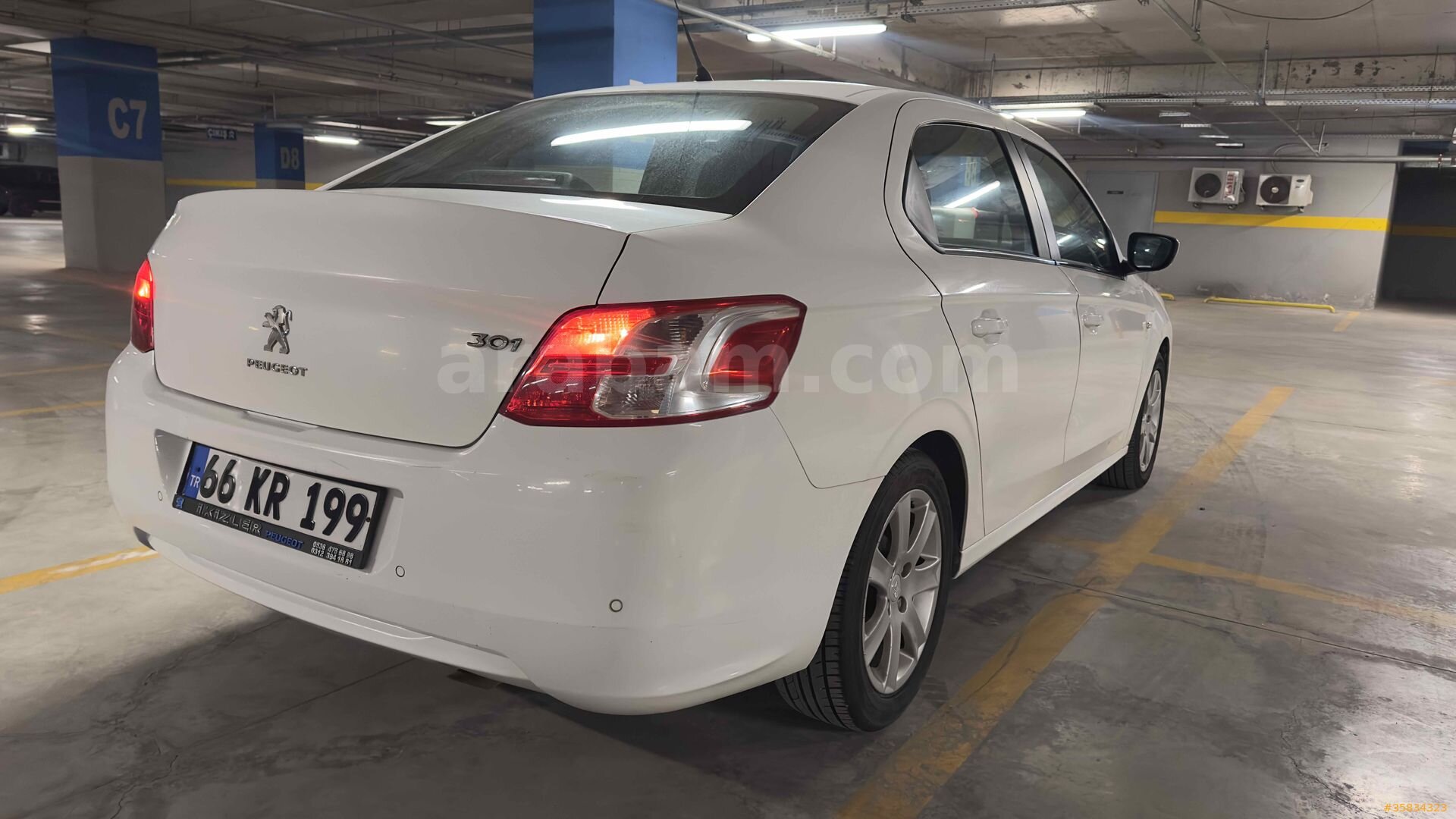 Sahibinden Peugeot 301 1.6 HDi Allure 2015 Model Edirne 125.000 km Beyaz 6