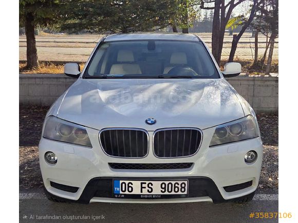 Sahibinden BMW X3 20d xDrive Premium 2012 Model Kayseri