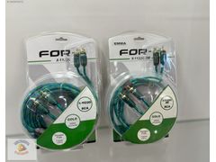 For-X X-1122G 2 metre Profesyonel Oto Teyp Rca Kablosu