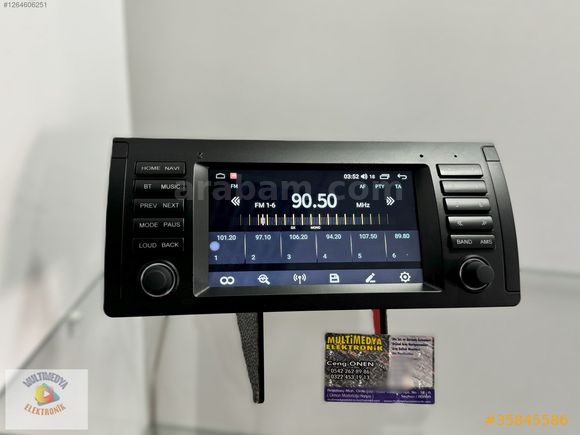 BMW E39 MULTİMEDYA NAVİGASYON ANDROİD GERÇEK 2GB RAM