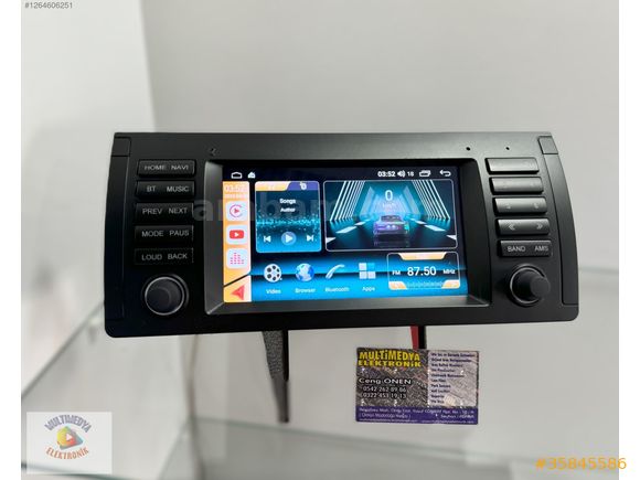 BMW E39 MULTİMEDYA NAVİGASYON ANDROİD GERÇEK 2GB RAM