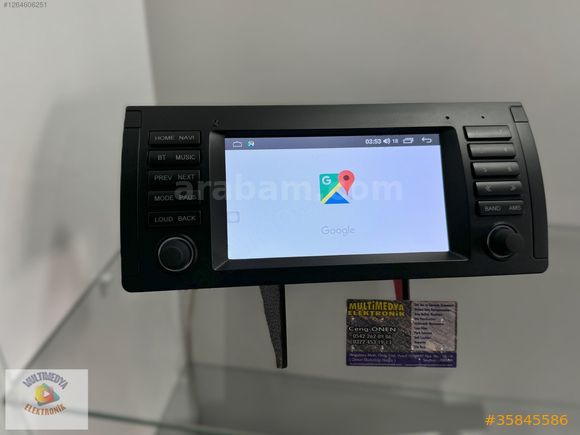 BMW E39 MULTİMEDYA NAVİGASYON ANDROİD GERÇEK 2GB RAM
