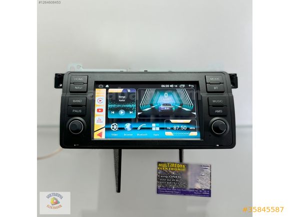 BMW E46 MULTİMEDYA NAVİGASYON ANDROİD GERÇEK 2GB RAM