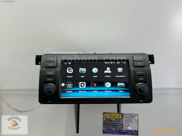 BMW E46 MULTİMEDYA NAVİGASYON ANDROİD GERÇEK 2GB RAM