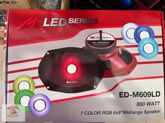 EDİSON 6X9 OVAL MİDRANGE 800 WAT HOPARLÖR 120 RMS IŞIKLI KUMANDA