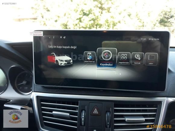 MERCEDES E CLASS W212 2014 NAVİGASYON MULTİMEDYA ANDROİD DOUBLE